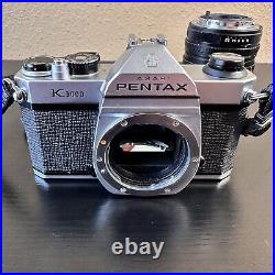 Pentax Asahi K1000 Film Camera With Lens Vintage