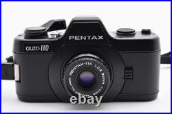 Pentax Auto 110 SLR Film Camera 24mm f/2.8 Lens Tested Compact Vintage Japan