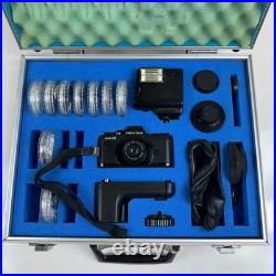 Pentax Auto 110 System SLR Camera Kit Black Vintage Film Photography Set
