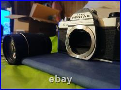 Pentax K1000 35mm SLR Film Camera + Sears 80-200mm f/4 Len? Vintage Classic Pentax K1000 35mm SLR Film Camera + Sears 80-200mm f/4 Len? Vintage Classic