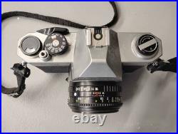 Pentax K1000 35mm SLR Film Camera with Rikenon 50mm f/2 Lens Vintage