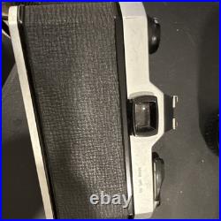 Pentax K1000 SLR Camera Black Silver with 3 Lenses and Vivitar Flash