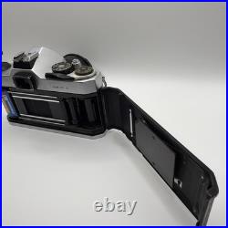 Pentax K1000 SLR Camera Black Silver with Albinar ADG 28mm f/2.8 Macro Lens