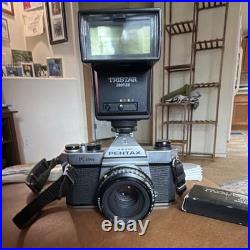 Pentax K1000 Vintage SLR Camera with Tristar 320TZB Flash, Extra Lenses