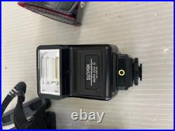 Pentax ME Super 35mm Film Camera Kit with Lenses, Flash & Camera Bag Untested