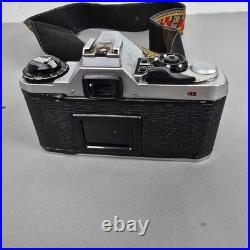 Pentax ME Super 35mm Film Camera With 50mm Asahi Lens & Vintage Strap