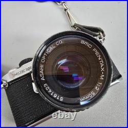 Pentax ME Super 35mm Film Camera With 50mm Asahi Lens & Vintage Strap
