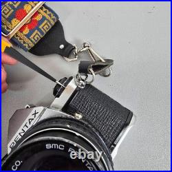 Pentax ME Super 35mm Film Camera With 50mm Asahi Lens & Vintage Strap