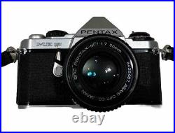 Pentax ME Super 35mm SLR Camera Kit with 50mm Lens Vintage Excellent