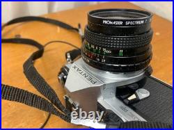 Pentax ME Super Vintage Film Camera With Extra Lens Auto Promaster 75-200mm