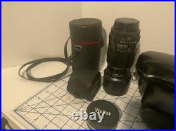 Pentax Spotmatic Vintage 35mm SLR Camera + 3 Takumar Lenses, Cases And Extras Pentax Spotmatic Vintage 35mm SLR Camera + 3 Takumar Lenses, Cases And Extras