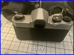 Pentax Spotmatic Vintage 35mm SLR Camera + 3 Takumar Lenses, Cases And Extras Pentax Spotmatic Vintage 35mm SLR Camera + 3 Takumar Lenses, Cases And Extras