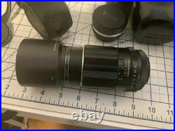 Pentax Spotmatic Vintage 35mm SLR Camera + 3 Takumar Lenses, Cases And Extras Pentax Spotmatic Vintage 35mm SLR Camera + 3 Takumar Lenses, Cases And Extras