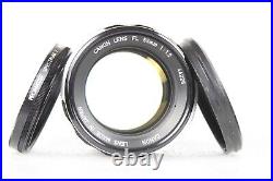 RARE-MINT-Vintage Canon 55mm/f11.2 FL lens for Canon Pellix camera