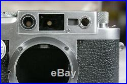 RARE-MINT-Vintage Leica IIIG rangfinder film camera & 50mm/f12 Summitar lens