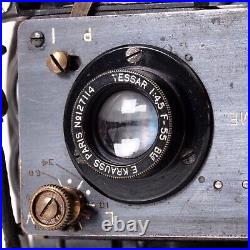 RARE Richard Verascope No. 6a Stereo Camera Krauss Tessar Lens Complete Set