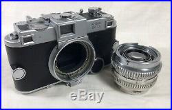 RARE pre war Kodak EKTRA 35mm + Back + Ektar 50mm 11.9 lens + Case