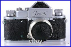 RARE vintage camera ZENIT USSR SLR film camera 1954 lens Industar-22 M39