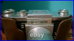 RIVAL-REFLEX Camera with Carl Zeiss Jena f=135 Lens Rare Vintage Made in GERMANY