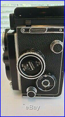ROLLEI ROLLEIFLEX 3.5F TLR CAMERA WithZEISS PLANAR 75MM LENS WITH ACCESSORIES