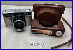 Rare 1960s Anscomark M 35mm Film Camera W 50mm Ansco Xyton Lens & Leather READ