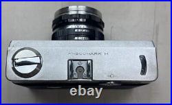 Rare 1960s Anscomark M 35mm Film Camera W 50mm Ansco Xyton Lens & Leather READ