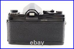 Rare Black! VINTAGE Konica FP Film Camera Hexanon 52mm F/1.8 Lens From Japan