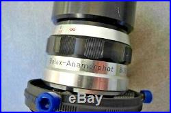Rare Bolex anamorphic Anamorphot Lens 8/19/1.5x Moller Cine 8mm16mm Micro 4/3
