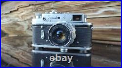 Rare Camera 35mm Zorki 4 with lens Industar 26m Anniversary Vintage rangefinder