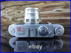 Rare Camera 35mm Zorki 4 with lens Industar 26m Anniversary Vintage rangefinder