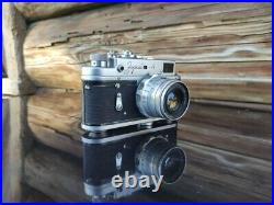 Rare Camera 35mm Zorki 4 with lens Industar 26m Anniversary Vintage rangefinder