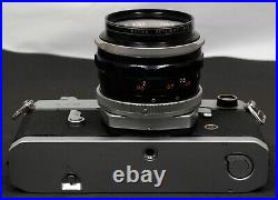 Rare Canon FX 35mm Film SLR Camera c/w FD 50mm f/1.8 FL Lens Kit Vintage