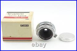 Rare NEAR MINT IN BOX Vintage Canon CT 28mm f3.5 Camera Lens for Contax JAPAN