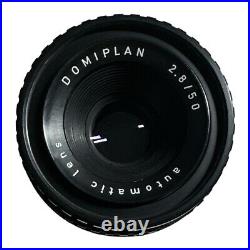 Rare VTG CAMBRON EM Zenit 35mm SLR Film Camera With DOMIPLAN f/2.8 50mm Lens