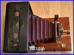 Rare Victorian Columbia Pecto No. 5 Plate Camera c1897 With Bausch & Lomb Lens