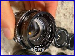 Rare Vintage Camera Lens Bundle (helios 44m-2, Asahi Pentax Takumar, Industar)