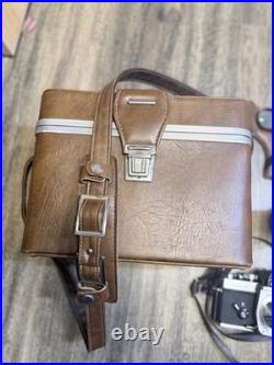 Rare Vintage Minolta XE-5 Film Camera with 3 Lens and Accessories (JAPAN)