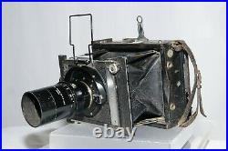 Rare Vintage Van Neck Press Master camera Ross 11-1/2 f/5.5 Telephoto lens