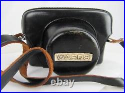 Rare Wards am551 45mm camera leather case 118 f+45mm vintage HEXAR CYCLOPS LENS