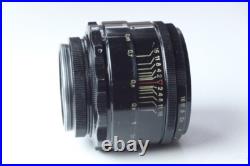 Rare early Helios 44 2/58 KMZ Zenit 13 blades soviet lens Vintage