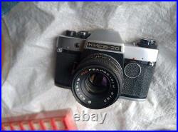 Rare vintage. Camera Kiev 20 with lens Helios-81? 2/53 + case