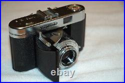 Rare vintage Voigtlander Vito IIa film camera with 50mm/F3.5 lens & Leather Case