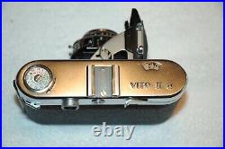 Rare vintage Voigtlander Vito IIa film camera with 50mm/F3.5 lens & Leather Case