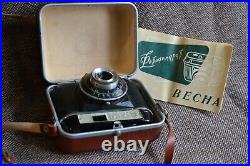 Rare vintage camera GREEN VESNA MMZ SMENA LOOMP Smena USSR Soviet Lens Triplet