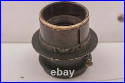 Rectilineaire Extra Rapide 170mm F8 French 9x12cm Detective Camera Brass Lens