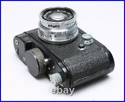 Robot 35mm Film Camera + Carl Zeiss Jena Biotar 4cm F/2 Lens Black