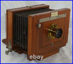 Rochester Optical 4 1/4 x 6 1/2 New Model View Camera with Darlot Brass Lens