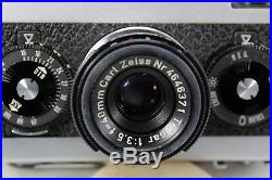 Rollei 35 Germany, vintage 35mm camera, lens Zeiss Tessar 3,5/40mm & bag