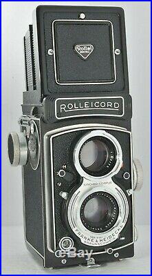 Rollei Rolleicord Vb with Schneider Xenar 75mm f3.5 Lens Box & Acc. Excellent