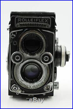Rollei Rolleiflex 3.5F TLR Twin Lens Reflex Camera with75mm f3.5 Zeiss Planar #829